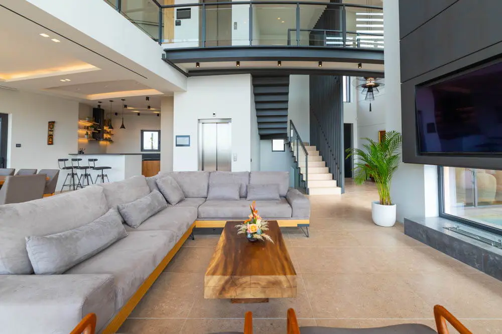 Ultra luxury contemporary villa with infinity views