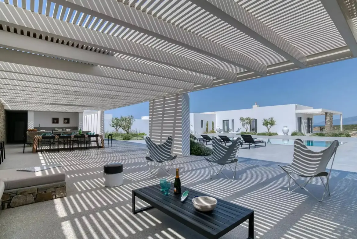 Beachfront Luxury Retreat Villa, Paros