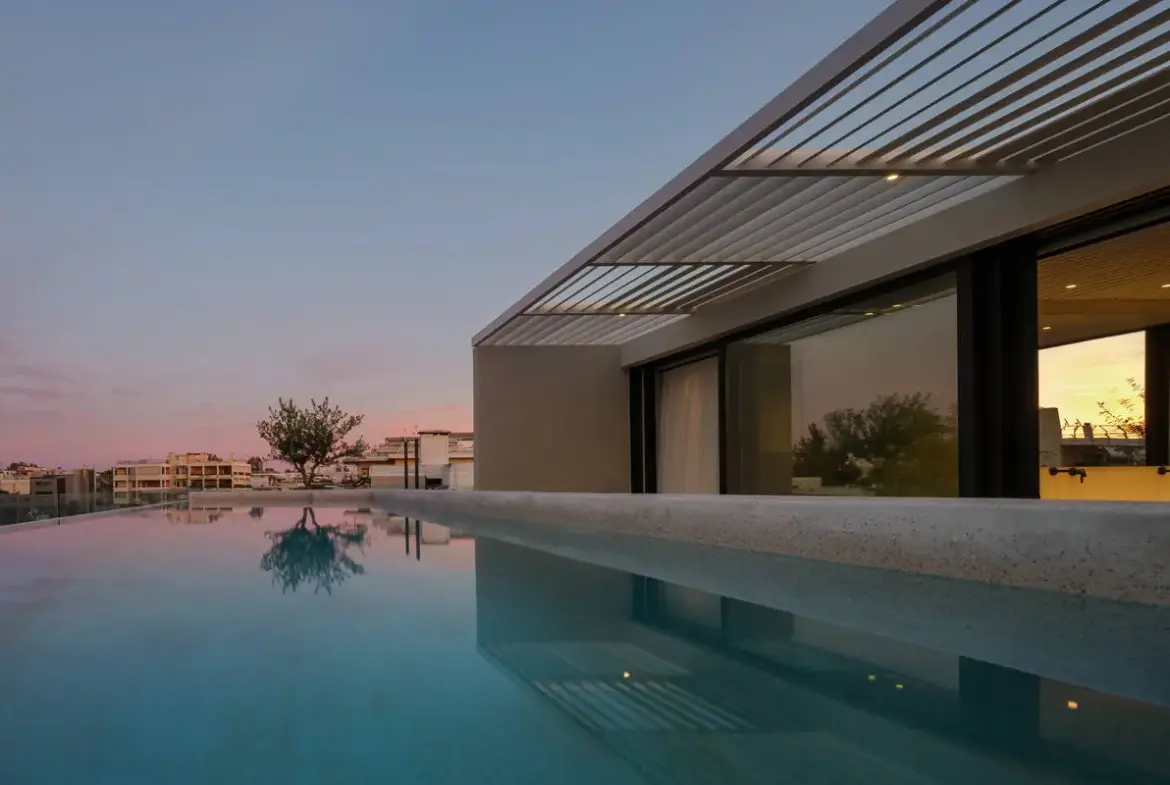 Exclusive luxury villa in Kavouri with private pool, gym & sea views