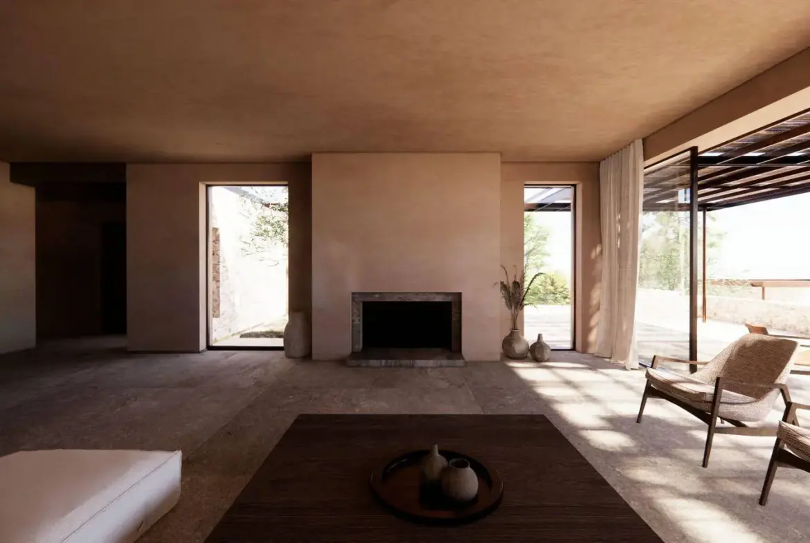 Villa Aeon: Waterfront 425 sq.m. villa with infinity pool and private beach access in Porto Heli