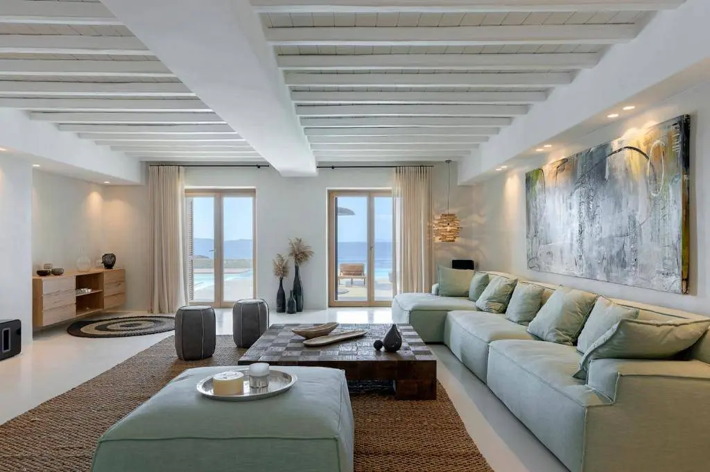 Exclusive Mykonian retreat with sunset views near Mykonos Town