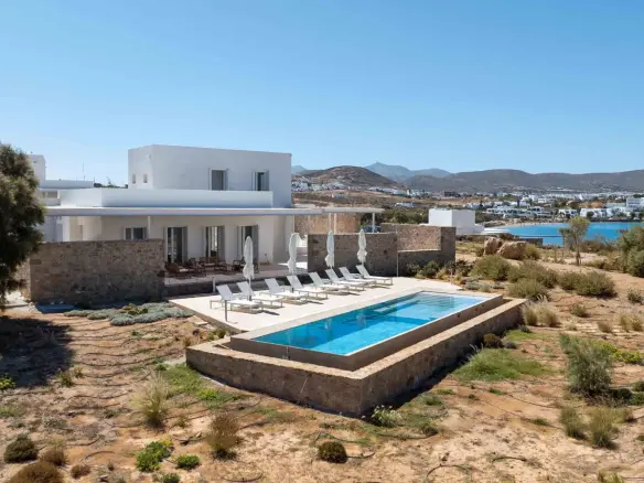 Luxurious New Seaside Villa in Agioi Anargyroi, Naoussa Paros