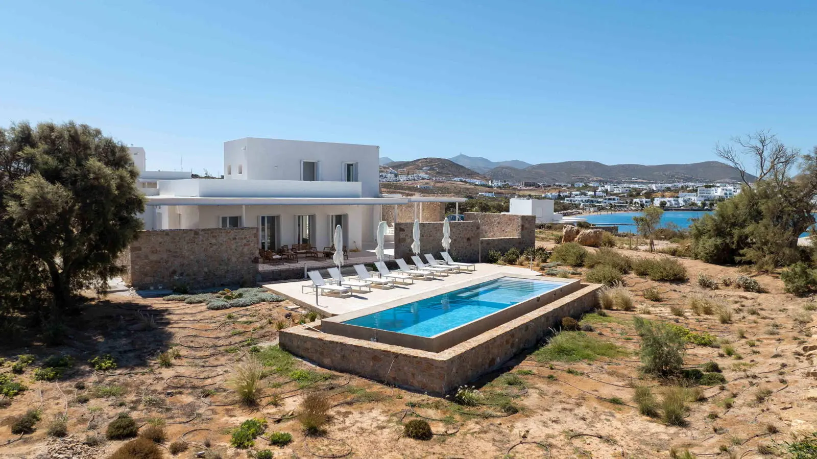 Luxurious New Seaside Villa in Agioi Anargyroi, Naoussa Paros