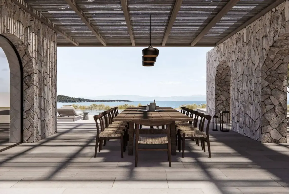 Villa Kyma – 723 sq.m. beachfront estate with private beach in Porto Heli
