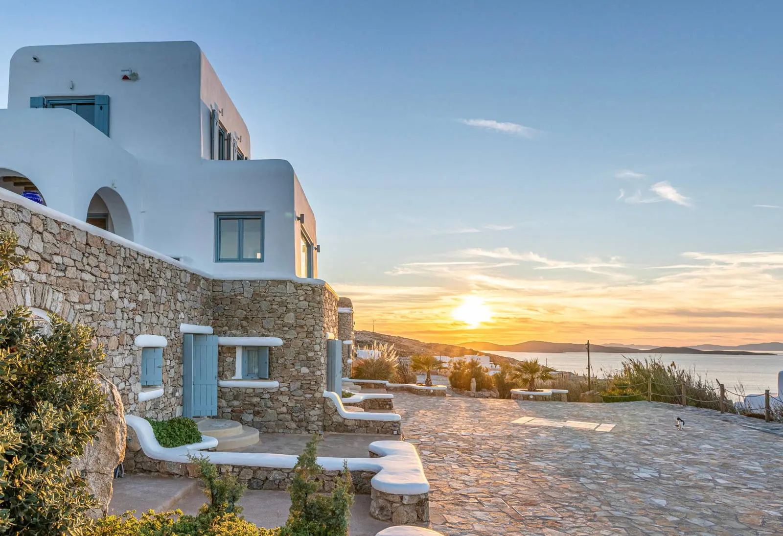 Luxury Estate with Panoramic Views of Mykonos Town
