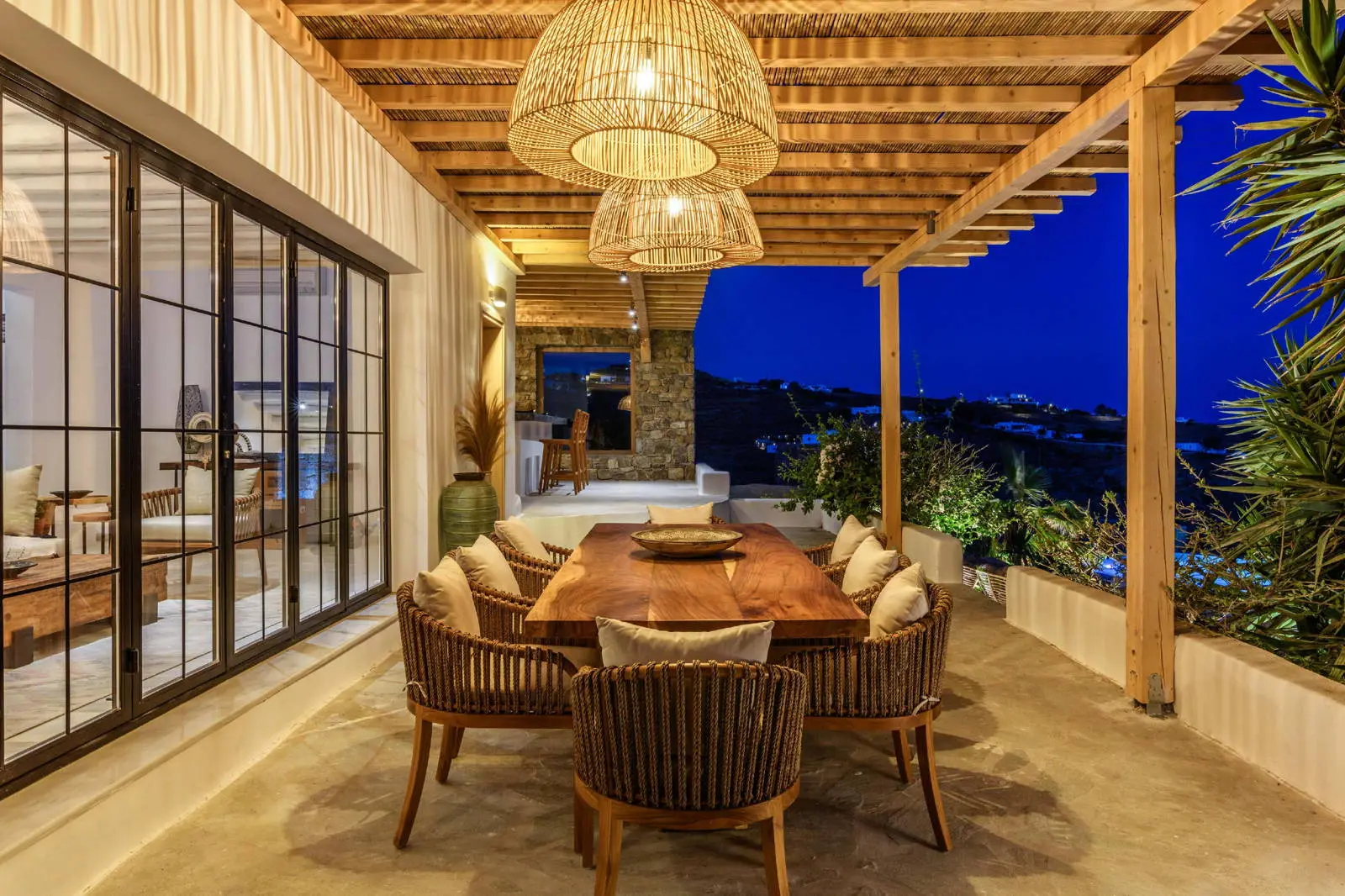 Luxury villa with infinity pool and panoramic views in Mykonos