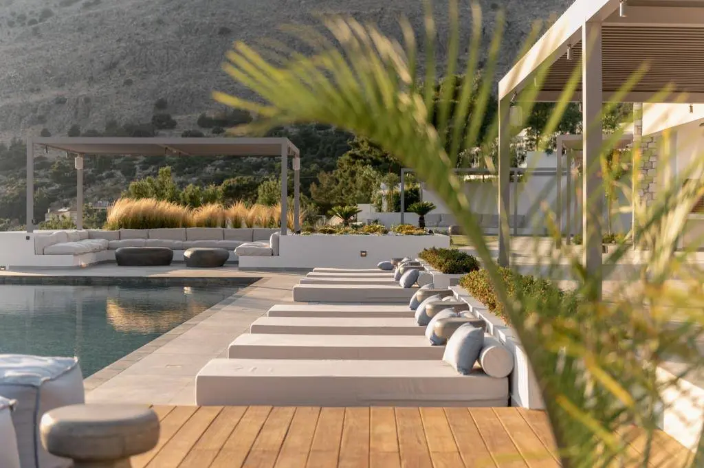 Ultra modern sea view villa with infinity pool in Pefkos