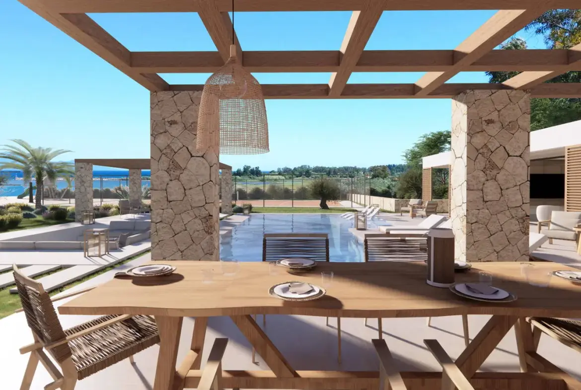 Private beachfront wellness estate in the heart of the Ionian Sea
