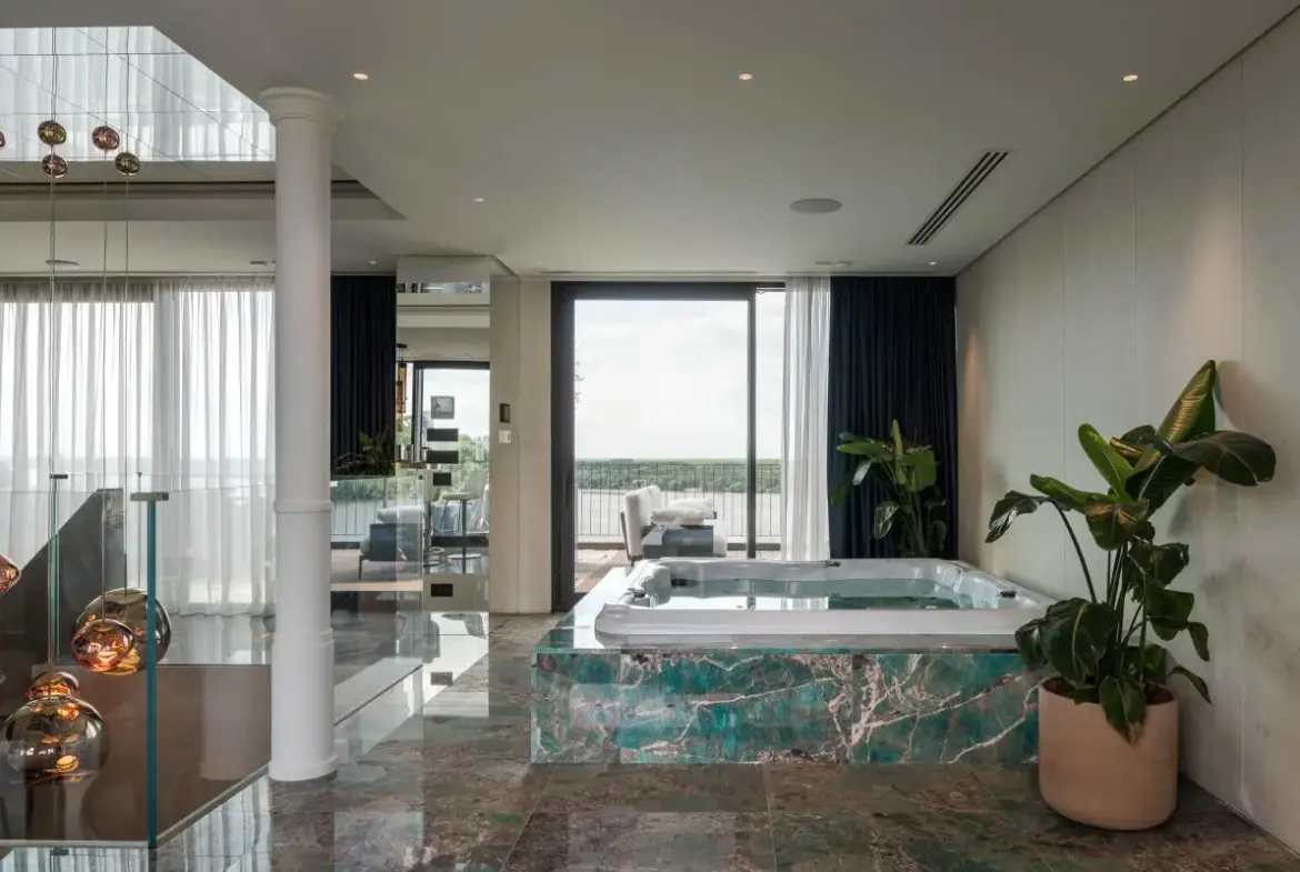 Exceptional Duplex Penthouse with Panoramic Views of the Sava & Danube