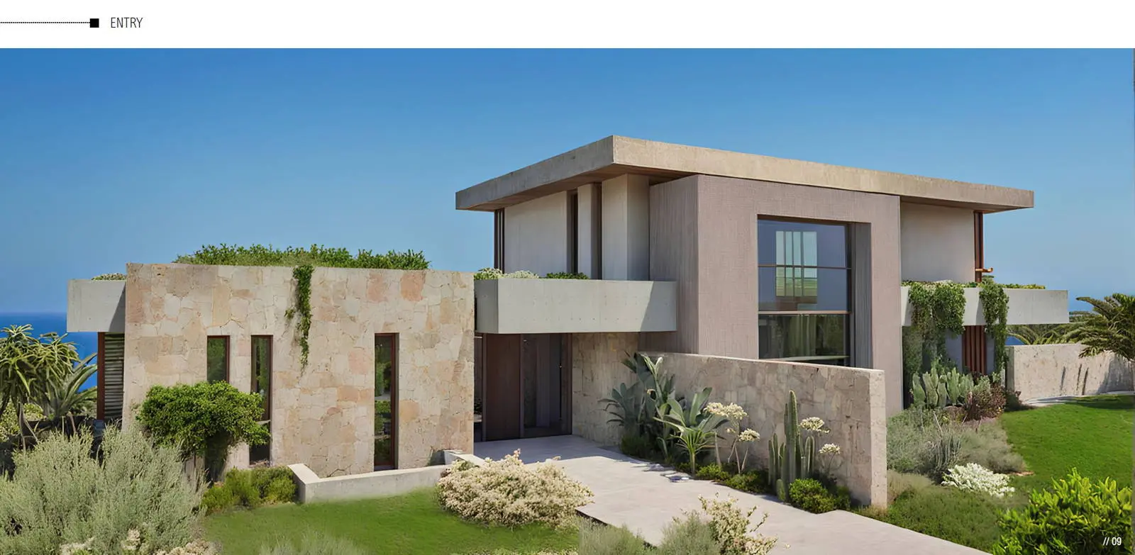 Beachfront ultra-luxury off-plan villa near Lefkada