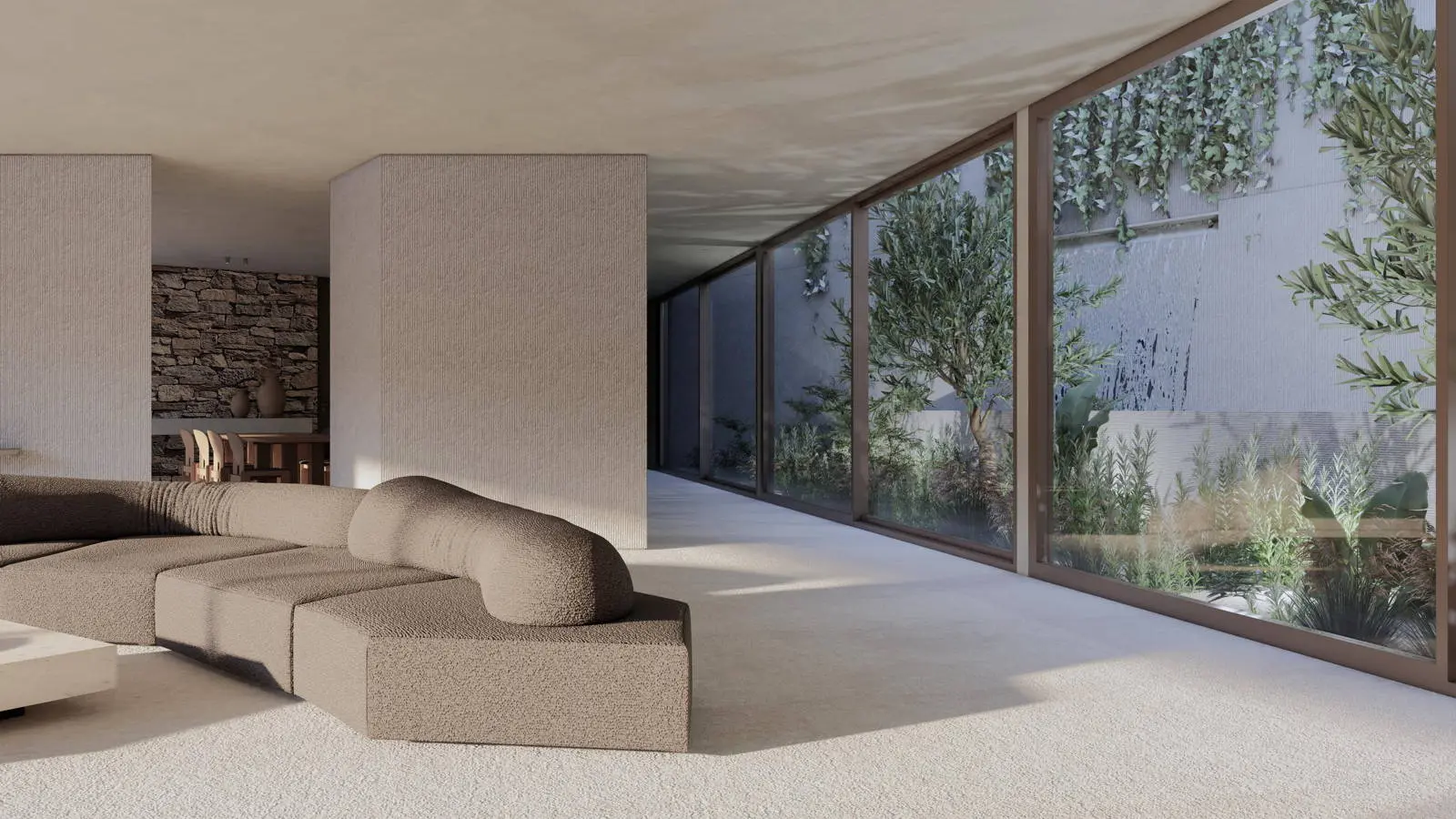 bh-cd89bb8c5b1e Iconic subterranean estate with signature V-shaped infinity pool in Antiparos
