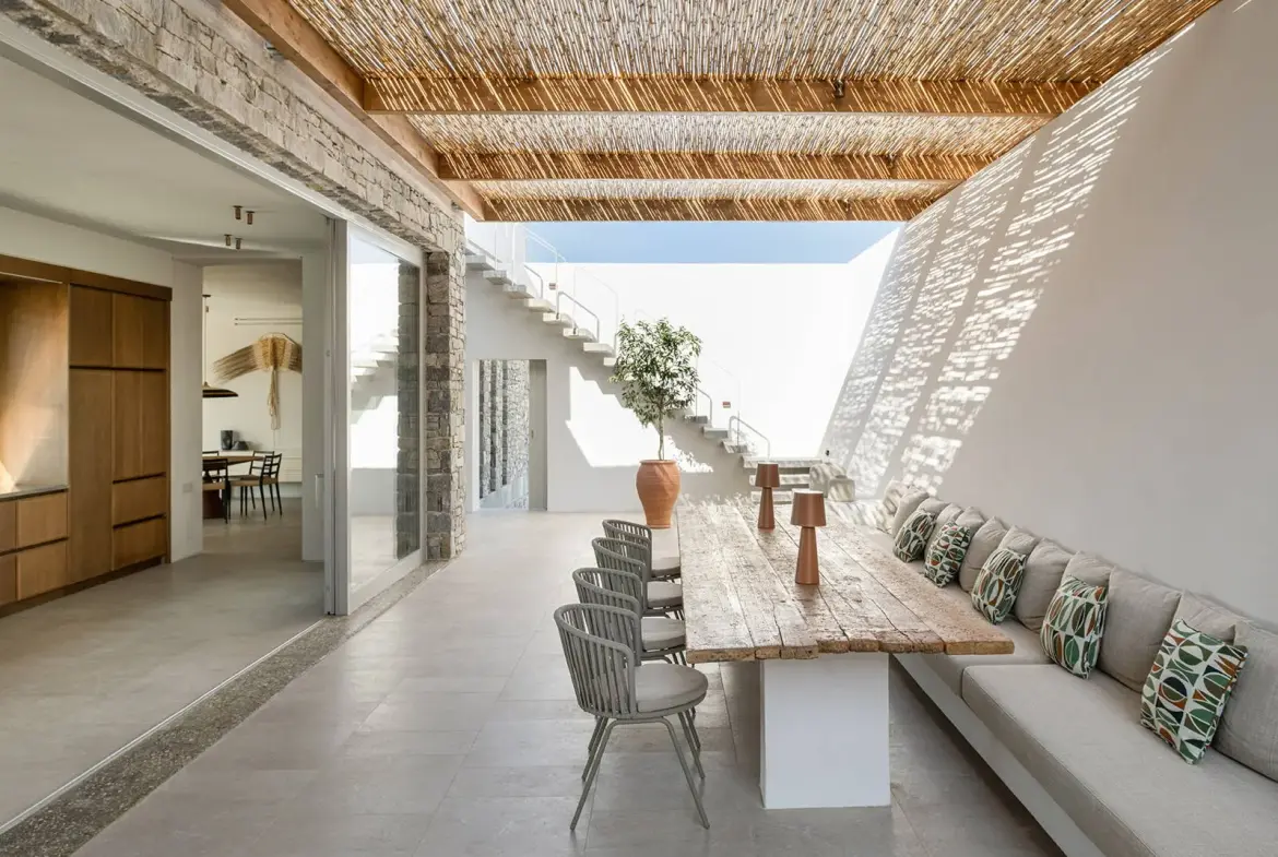 Architectural masterpiece with panoramic sea views on a 9,800 sq.m. estate in Paros