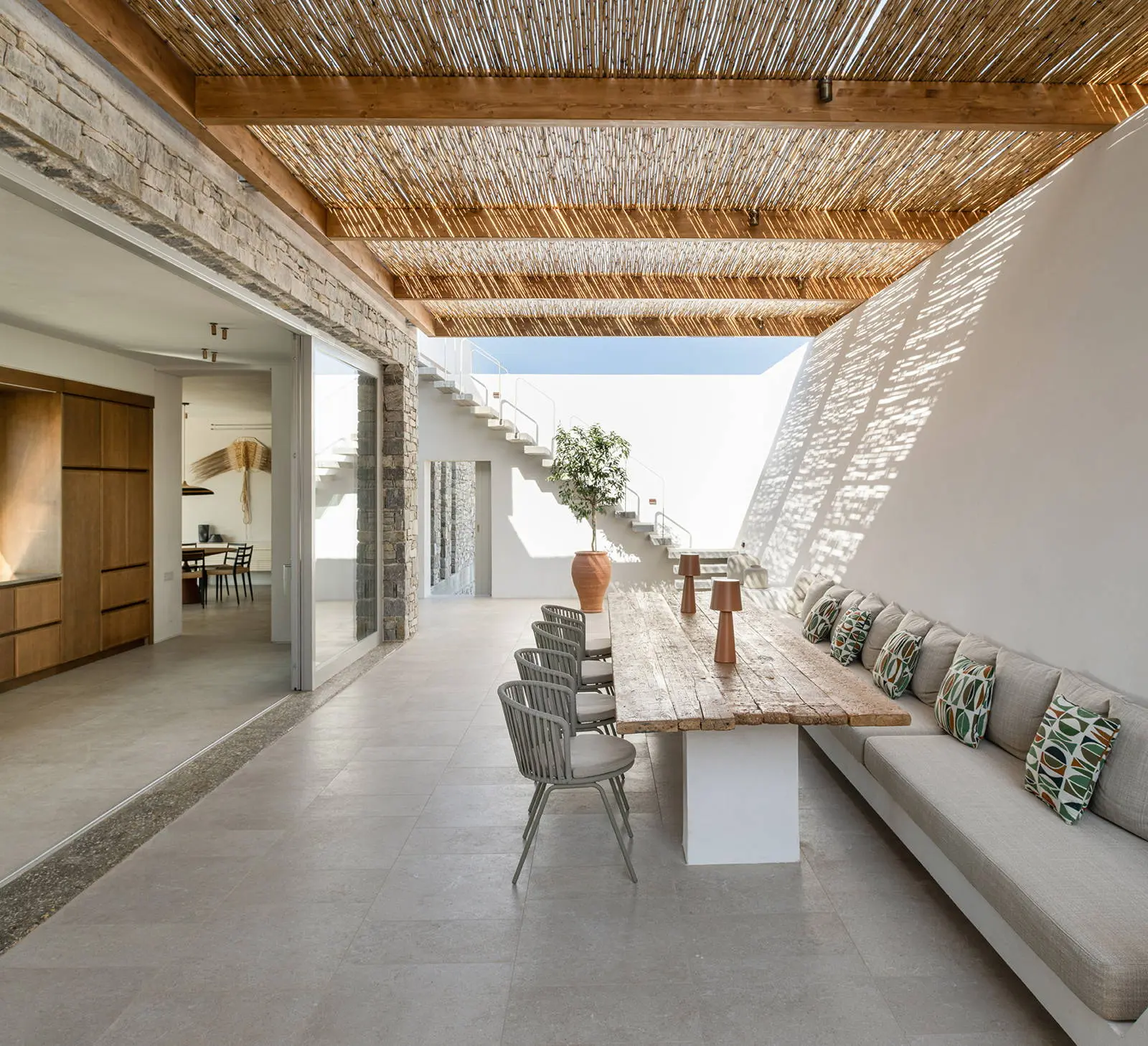 Architectural masterpiece with panoramic sea views on a 9,800 sq.m. estate in Paros