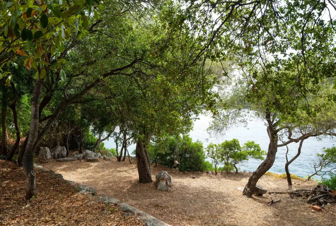 Seafront Villa with Private Mooring at Syvota, Lefkada