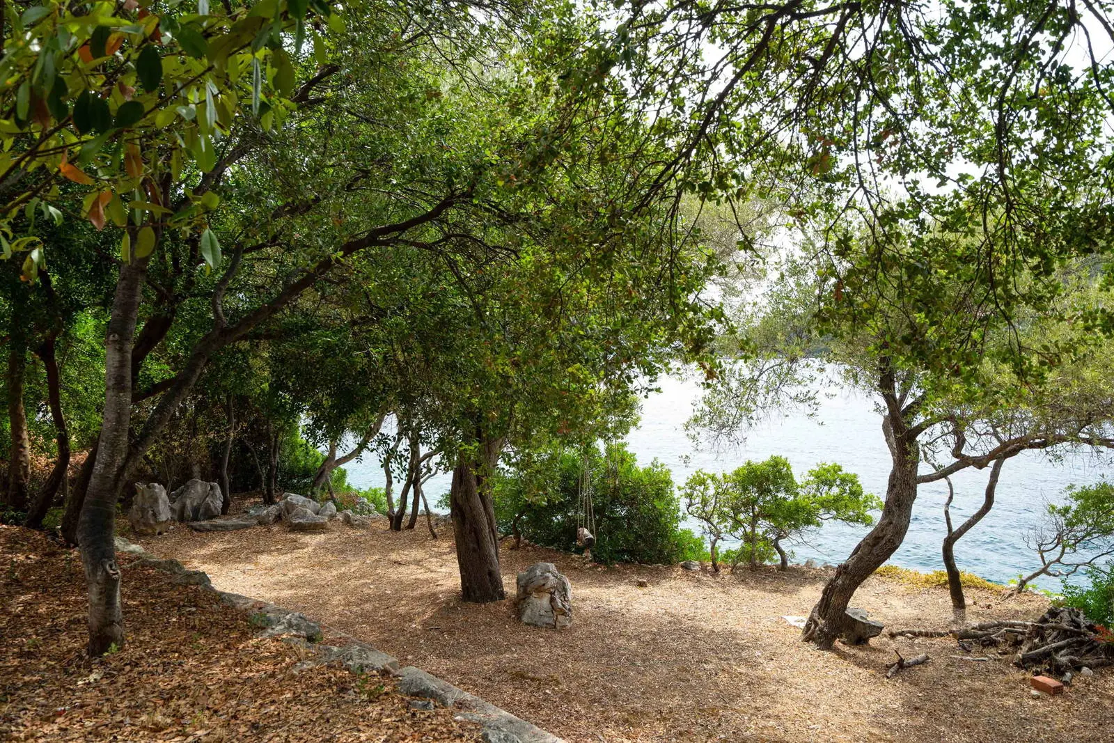Seafront Villa with Private Mooring at Syvota, Lefkada