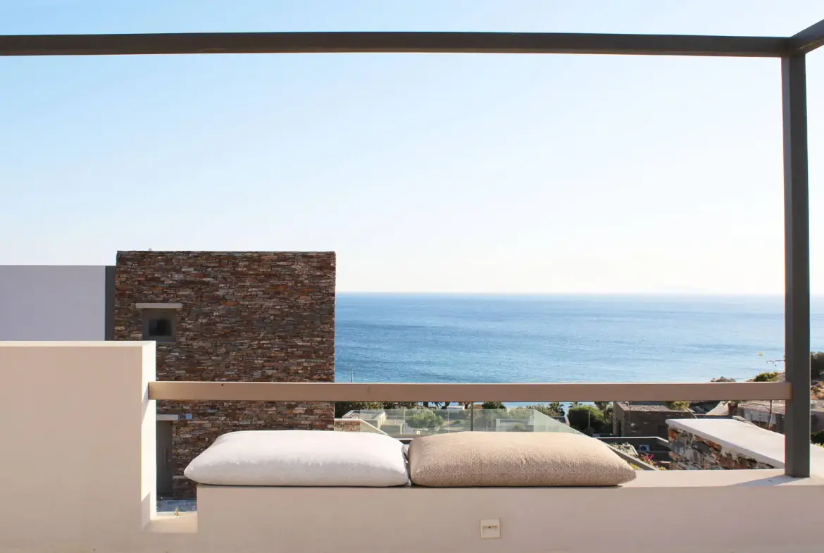 Complex of eight luxury villas with sea view in Koundouros, Kea