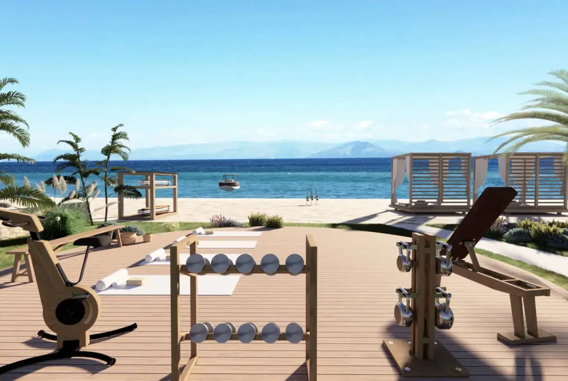 Private beachfront wellness estate in the heart of the Ionian Sea