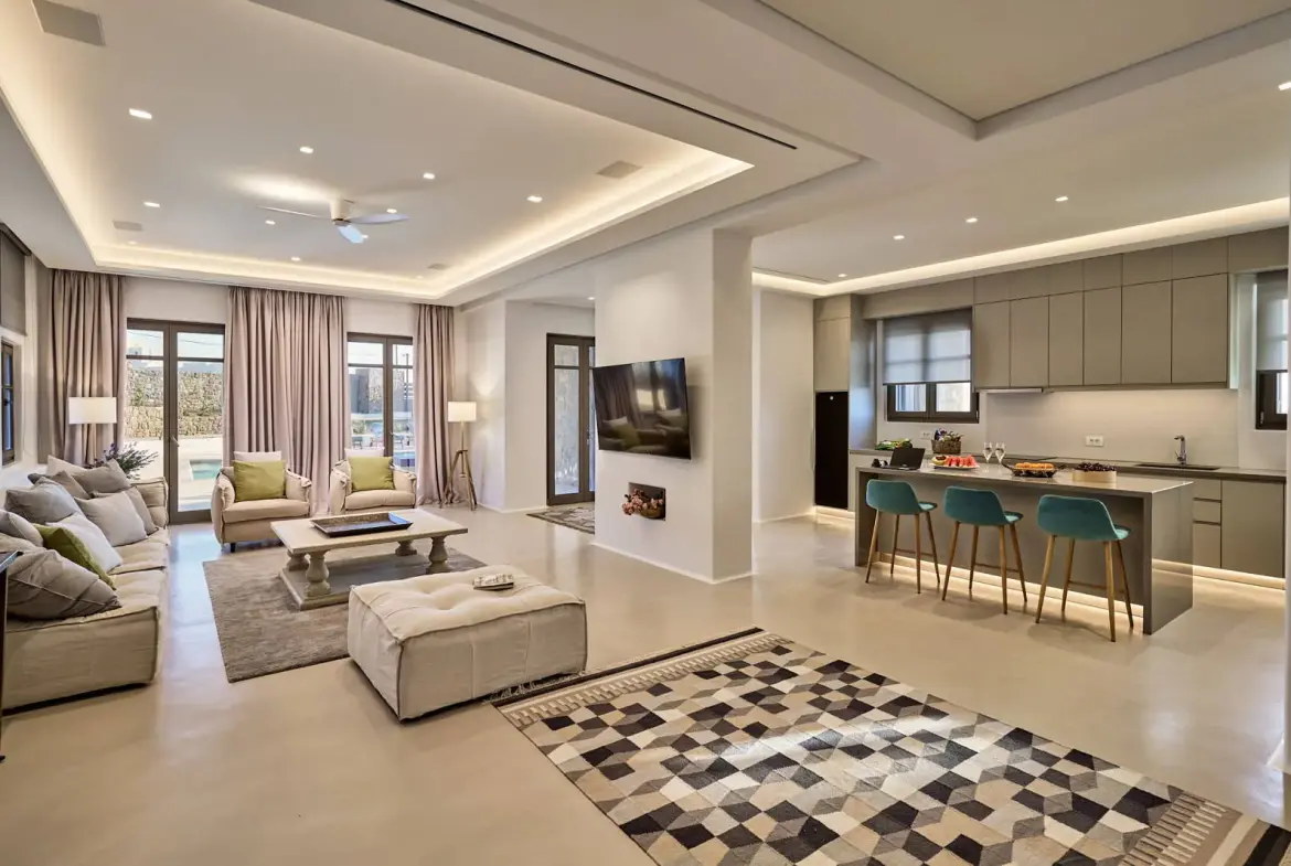 Modern and spacious villa in Mykonos