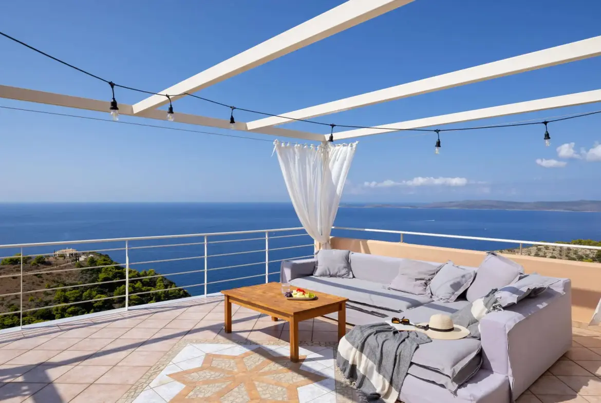 Luxury 560 sqm villa with private pool and complete privacy in Koroni, Messinia