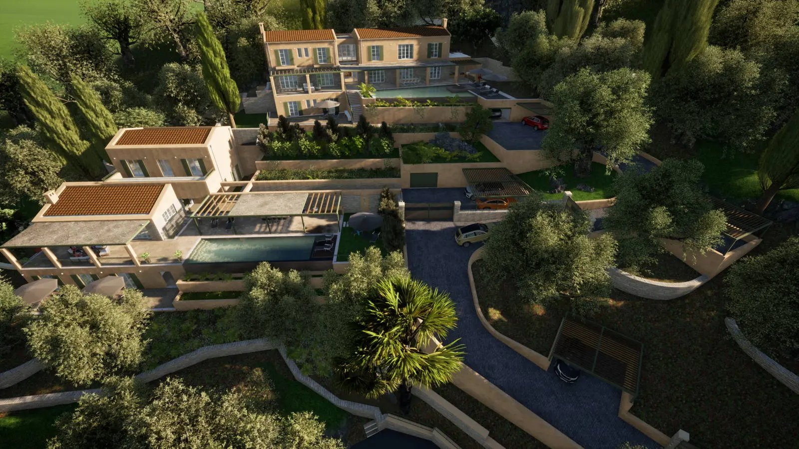Luxury seaview villa with pool in Vigglatouri , Corfu