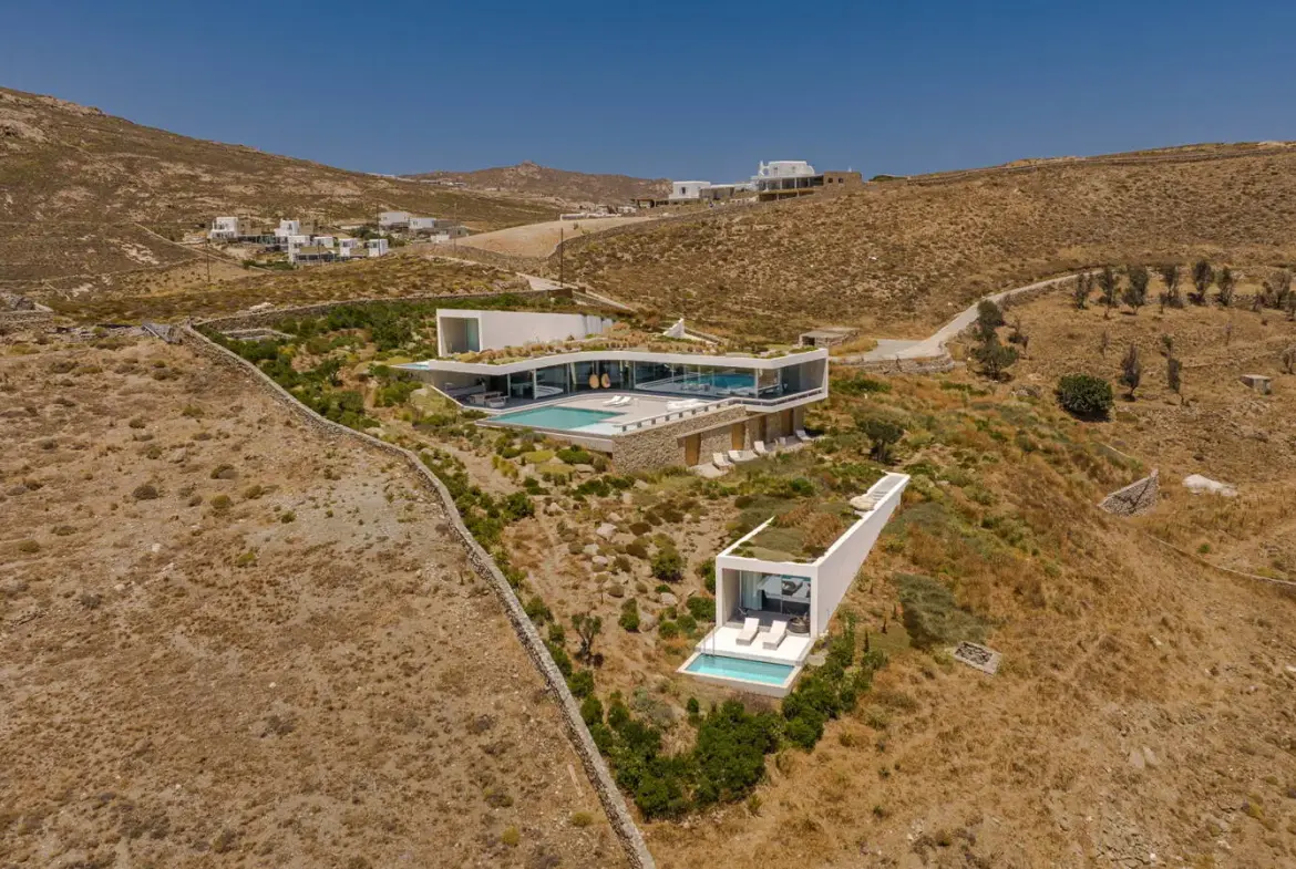 Iconic villa handcrafted by famous designer in Elia, Mykonos