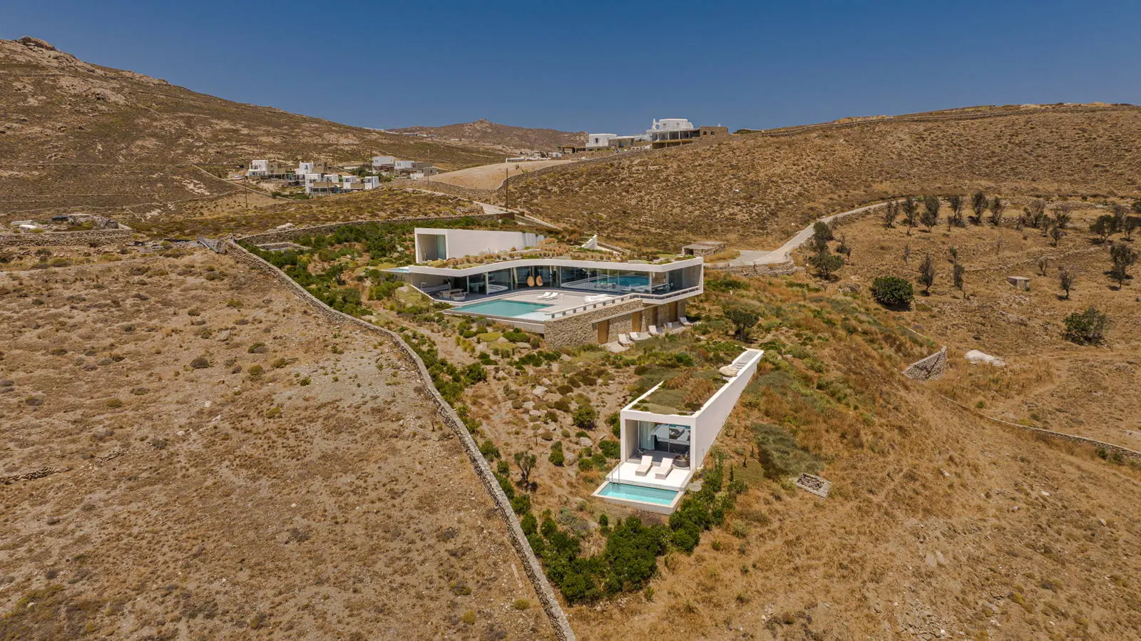 Iconic villa handcrafted by famous designer in Elia, Mykonos