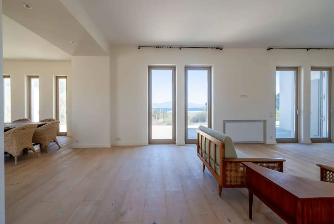 Unique Seaside Villa with Pool in Santa Maria, Paros