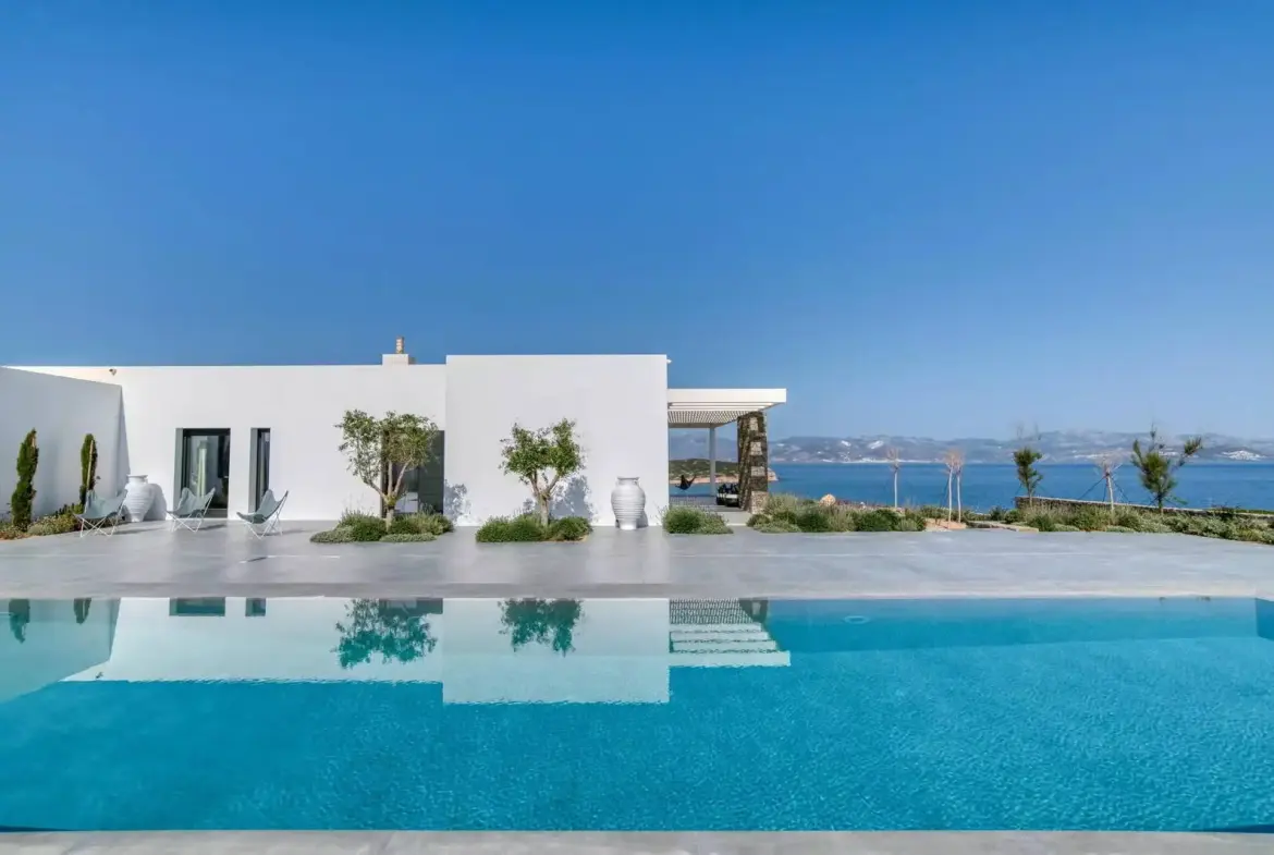 Beachfront Luxury Retreat Villa, Paros