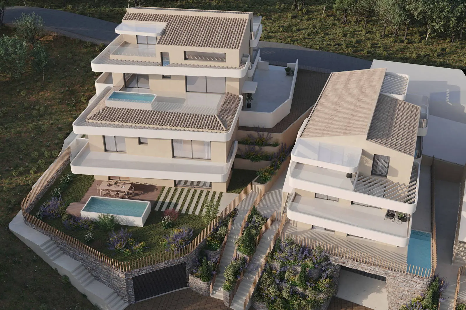 Premium investment complex under construction