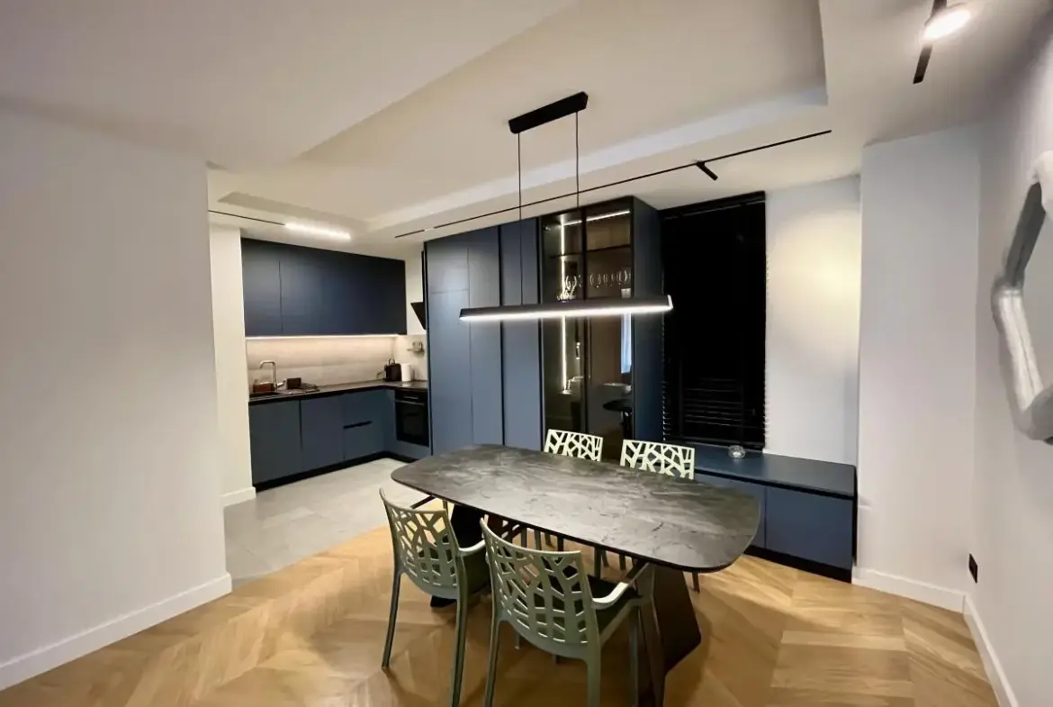 Exclusive two-bedroom apartment with a luxurious living room