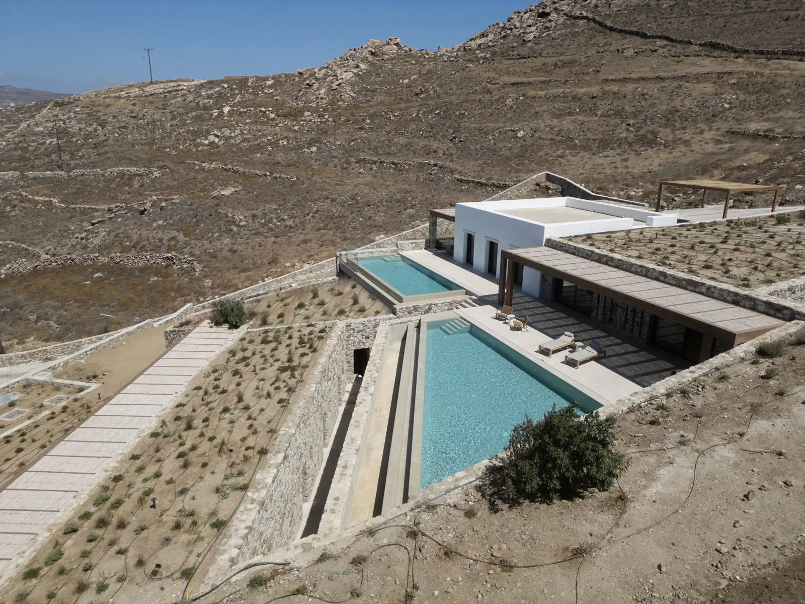 Ultra luxury cycladic sanctuary villa with sunset views in Mykonos