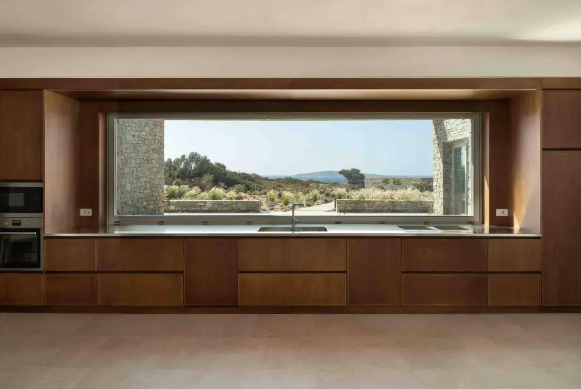 Architectural masterpiece with panoramic sea views on a 9,800 sq.m. estate in Paros