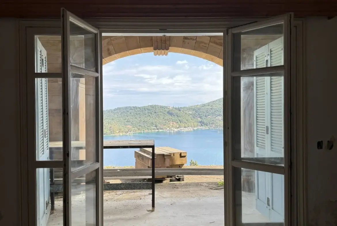 Ithaca Unique Residence – Architectural renovation project over the Ionian sea
