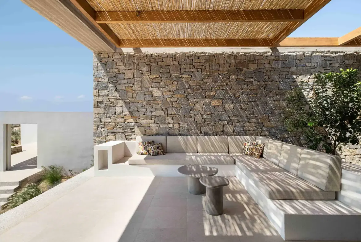 Architectural masterpiece with panoramic sea views on a 9,800 sq.m. estate in Paros