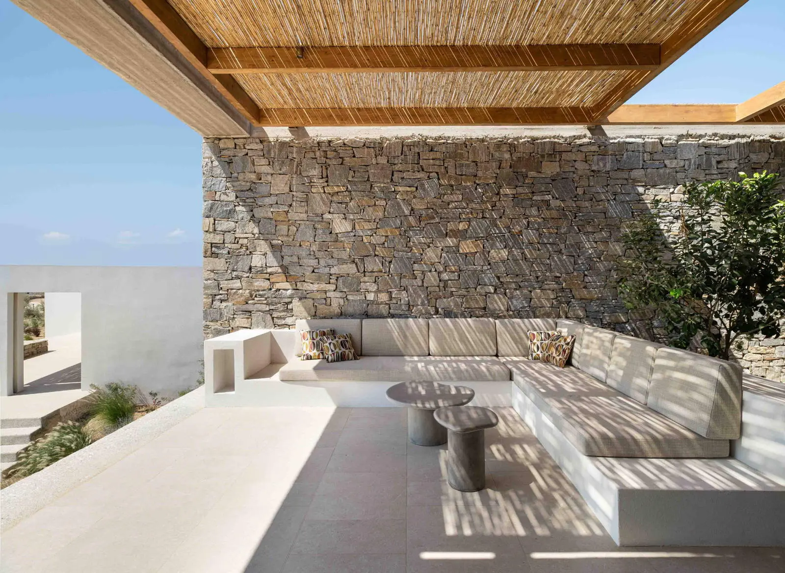 Architectural masterpiece with panoramic sea views on a 9,800 sq.m. estate in Paros