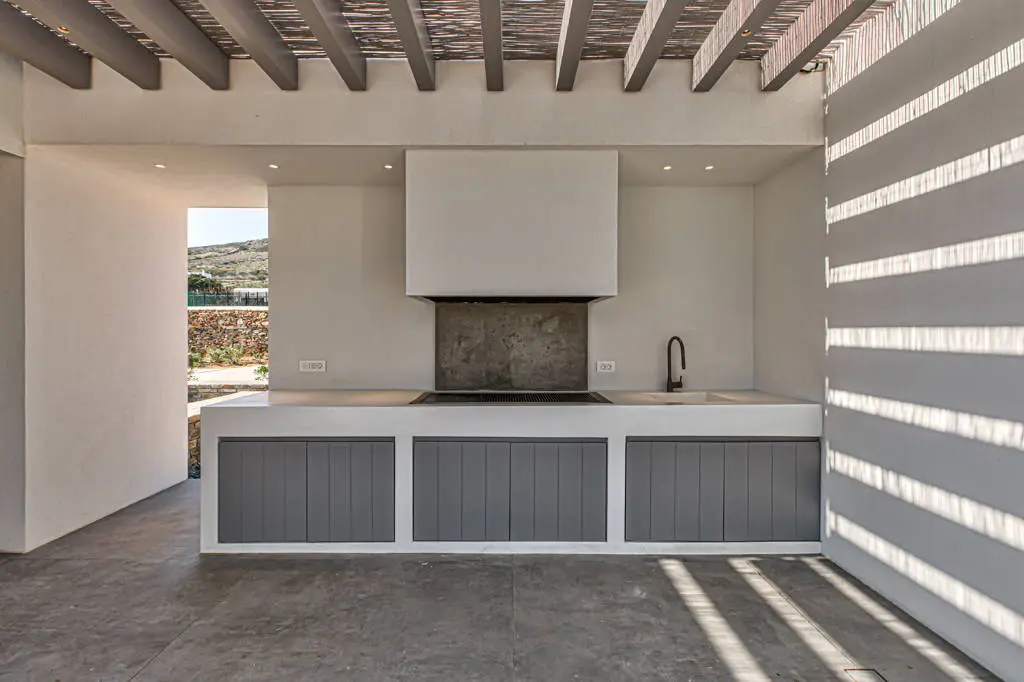 Ultimate luxury seafront villa with infinity pool in Antiparos