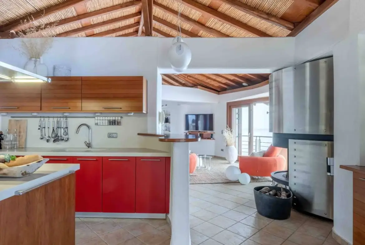 Seafront villa with spa and seafront maisonette with panoramic views in Pera Melana, Arcadia