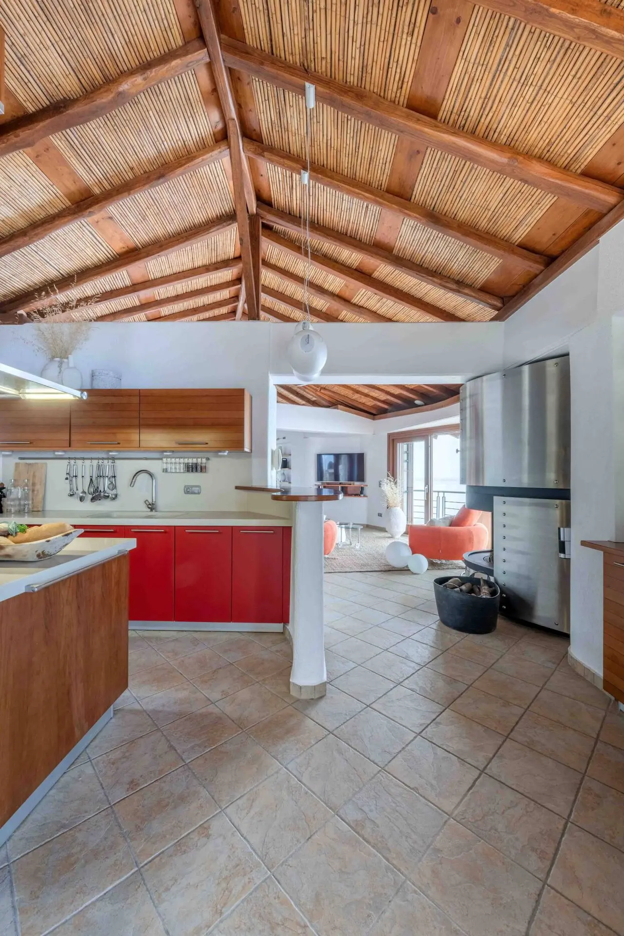 Seafront villa with spa and seafront maisonette with panoramic views in Pera Melana, Arcadia