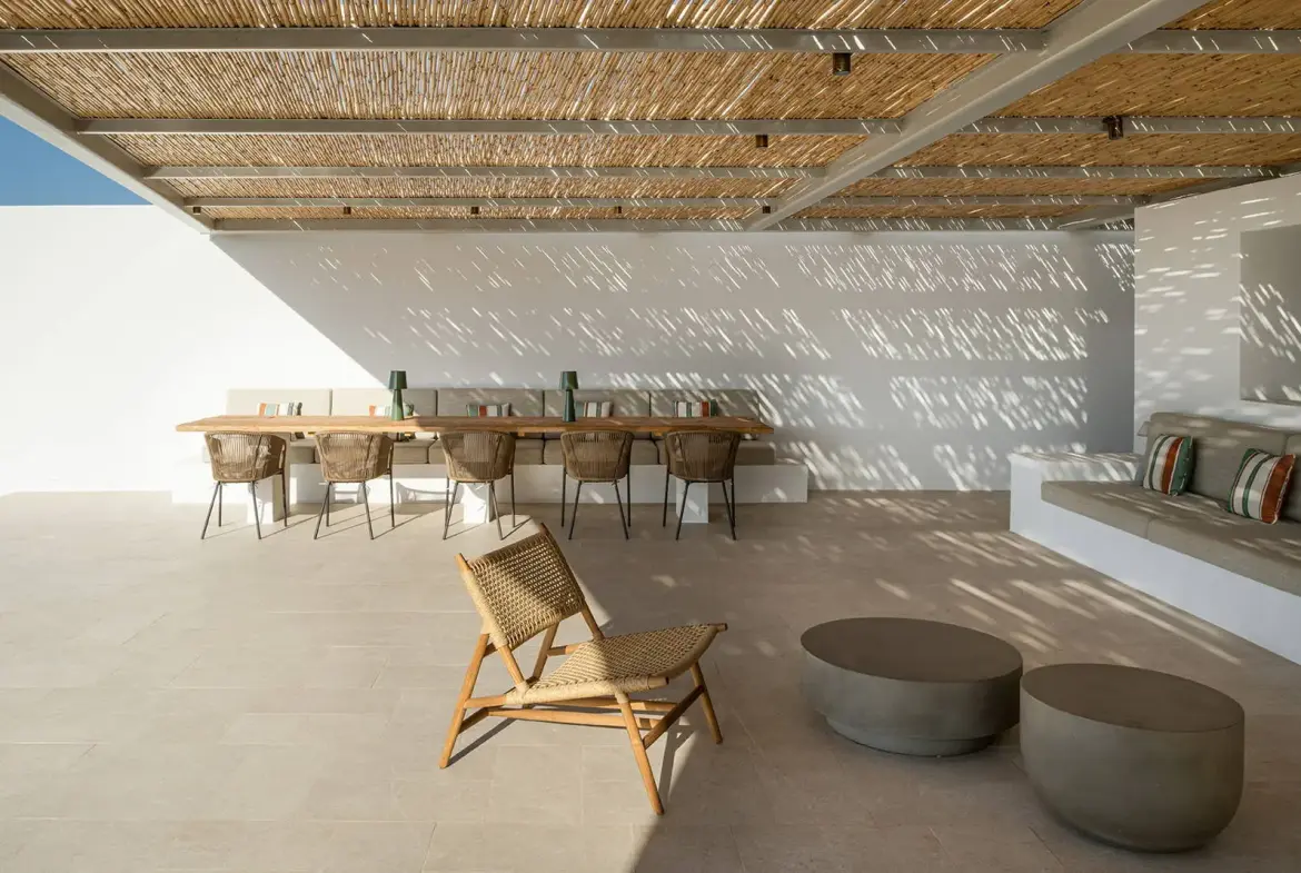 Architectural masterpiece with panoramic sea views on a 9,800 sq.m. estate in Paros