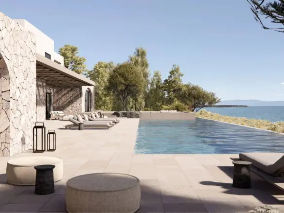 Villa Kyma – 723 sq.m. beachfront estate with private beach in Porto Heli