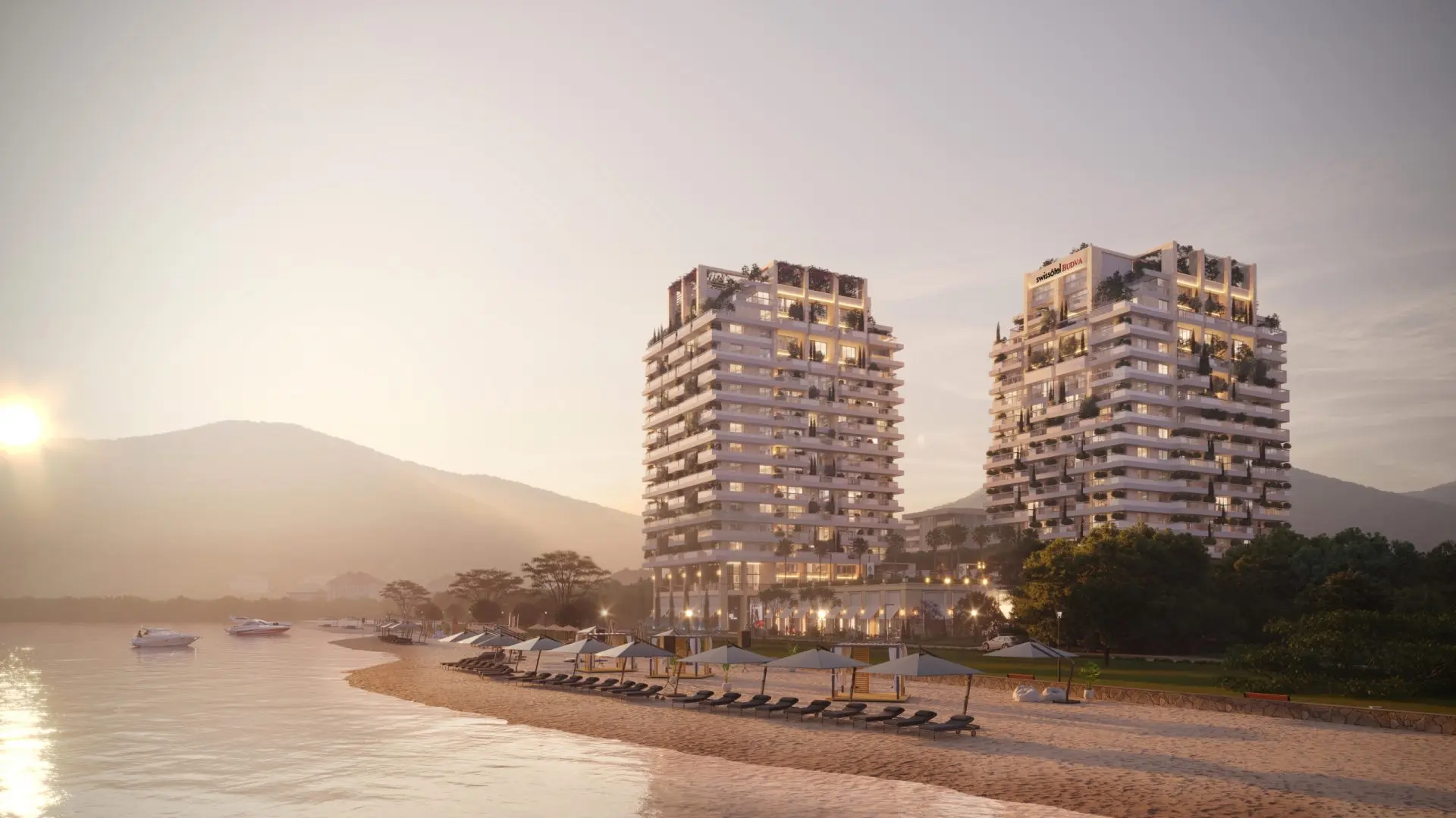 Luxurious Penthouse at the beachfront five-star complex in Budva