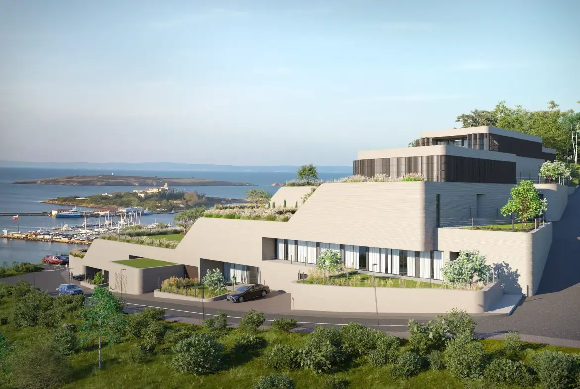 House in a boutique complex with a fantastic sea view in the town of Sozopol