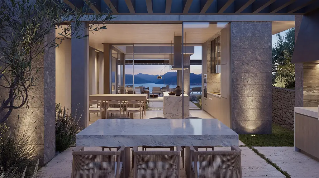 Three-Bedroom Twin Villa with Pool and Boka Bay Views at The Peaks, Luštica Bay