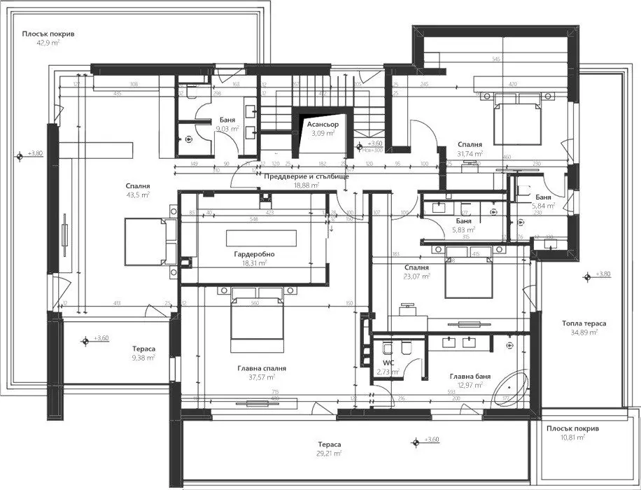 Boutique single-family house in an elite complex in Dragalevtsi