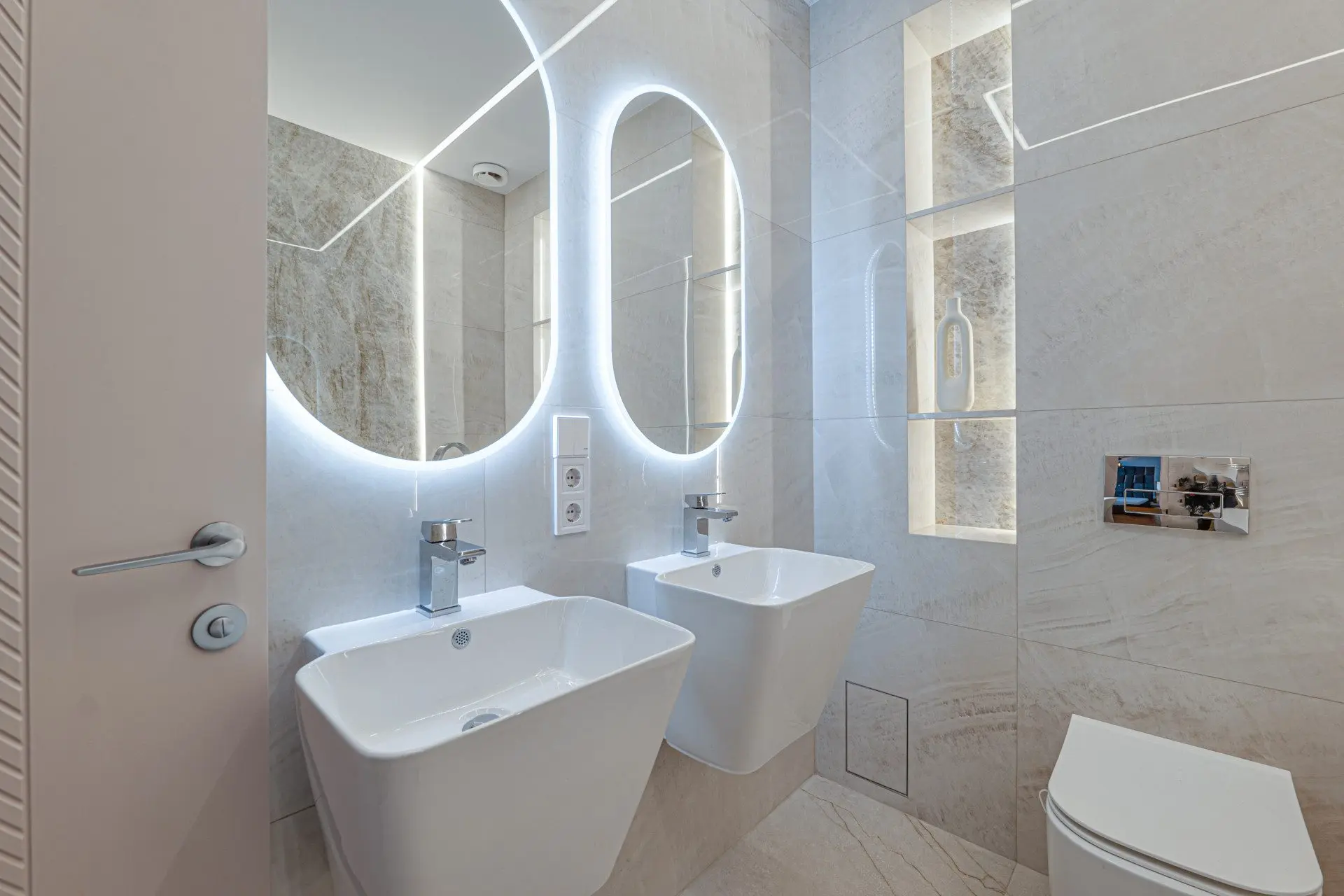 Elegantly furnished two bedroom apartment in a modern architectural building for sale