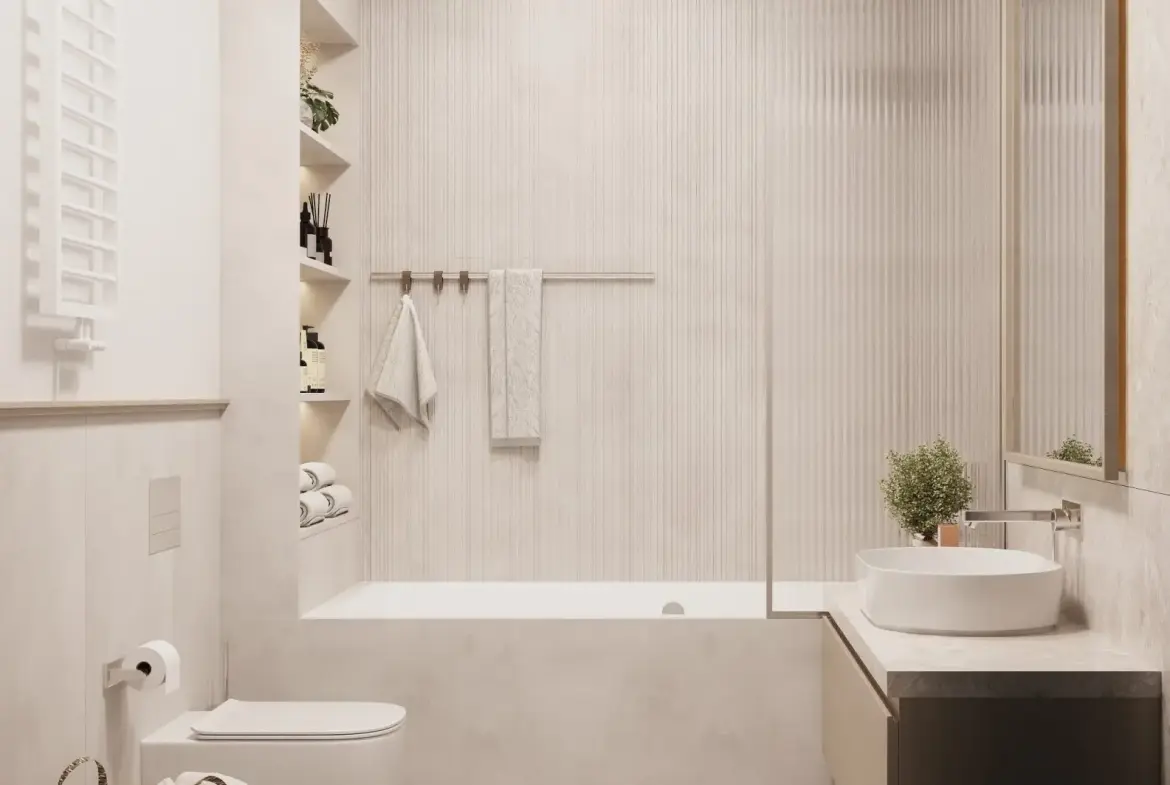 Two-bedroom apartment on fourth floor in the newest neighborhood in the heart of Porto Montenegro