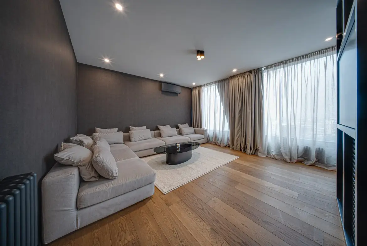 Designer two-bedroom apartment in the prestigious A3 building on Bulgaria Blvd. for sale