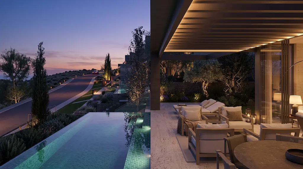 Three-Bedroom Twin Villa with Pool and Boka Bay Views at The Peaks, Luštica Bay