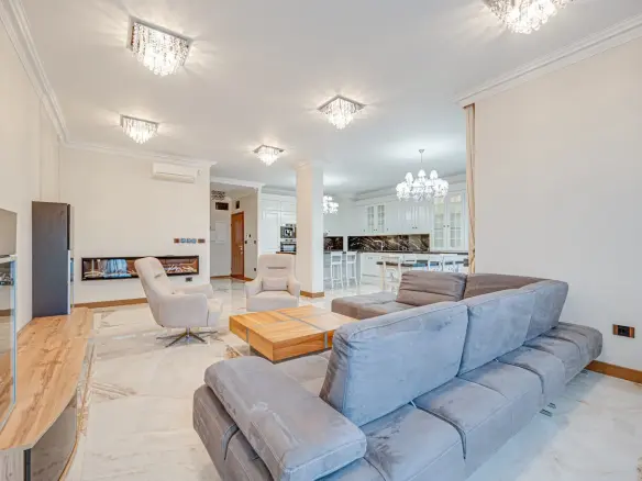 Fully furnished four-room apartment in a gated residential complex in the Lozenets neighborhood