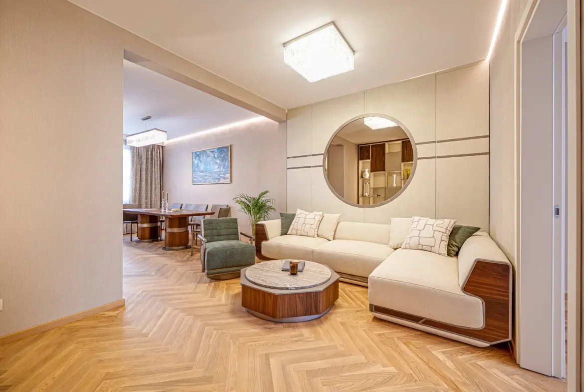 Designer three-bedroom apartment on Sofia’s prestigious Saborna street